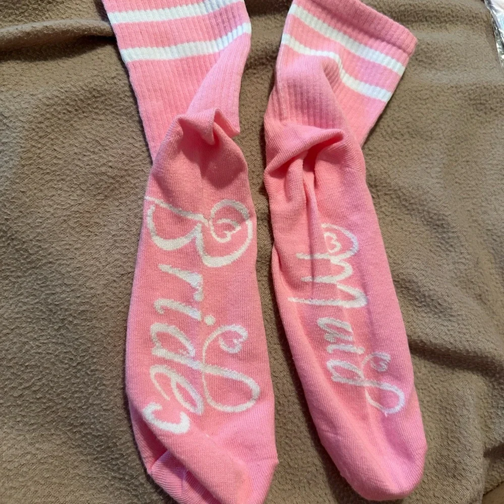 Bridesmaid Pink Party Socks